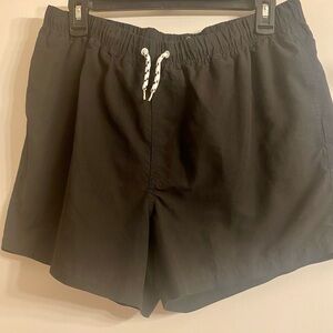 ASOS MEN'S  swim trunks shorts pool lounge Black size XL.